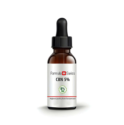 Formula Swiss CBN oil 5% (500 mg CBN) in MCT oil, 10 ml dropper bottle