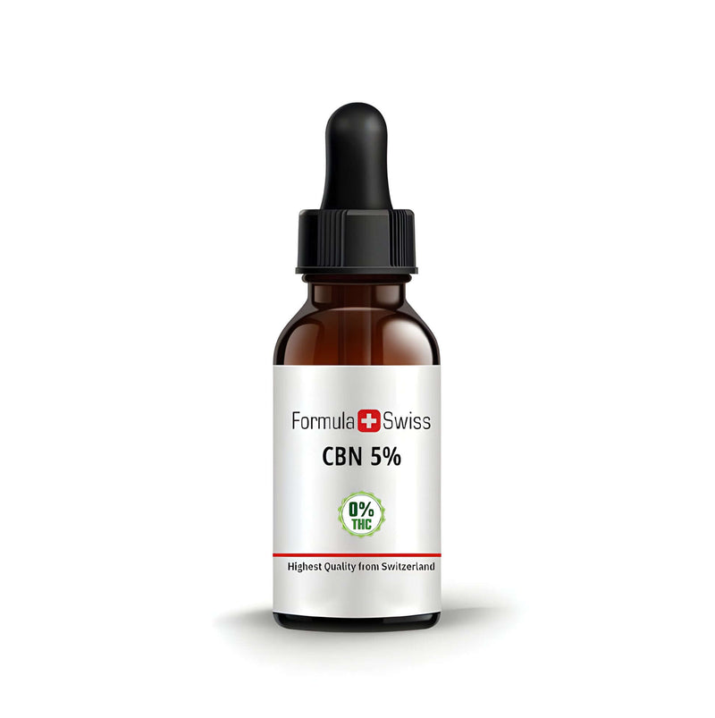 Formula Swiss CBN oil 5% (500 mg CBN) in MCT oil, 10 ml dropper bottle